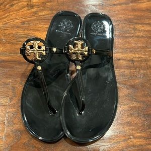 Tory Burch Mini Miller Flat Jelly Thong Sandals size 8